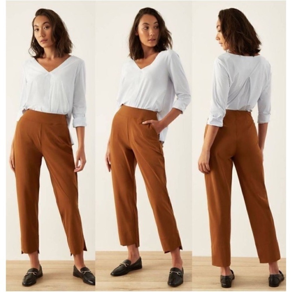 Aday Straight Up‎ Dress Pants Women's Large Pecan